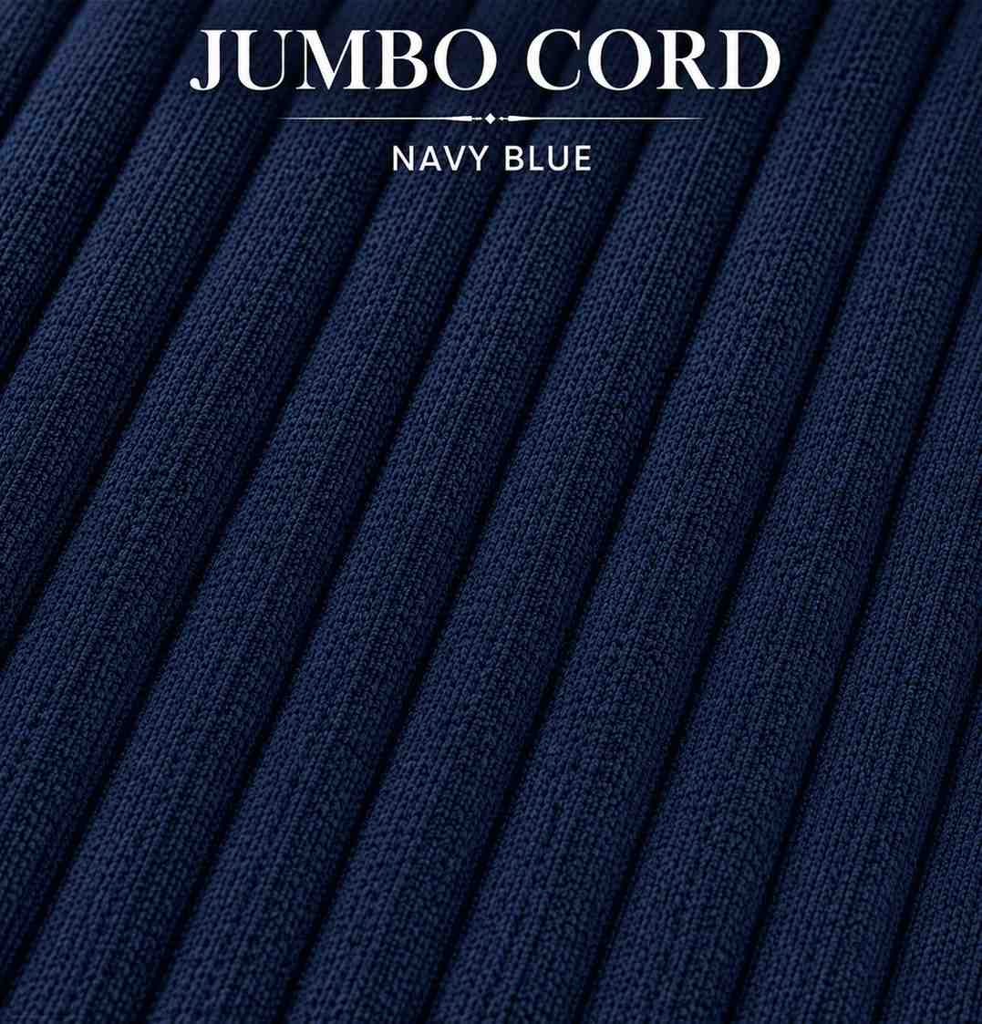 Jumbo Cord Navy Blue