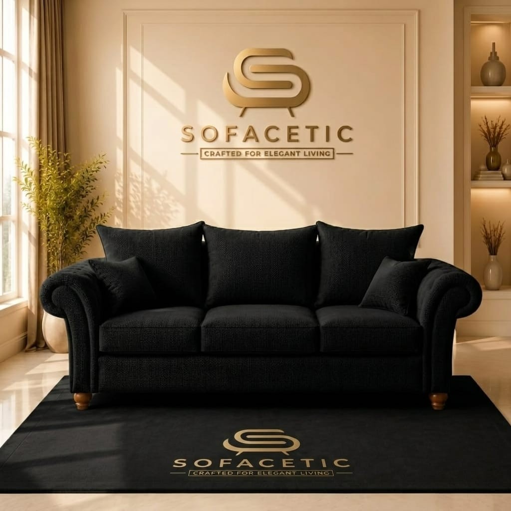 Nicole Chenille Luxury Sofa Set
