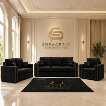 Ruby Alaska Naples Sofa Set