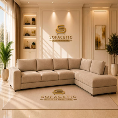 Salon Naples Fabric Sofa