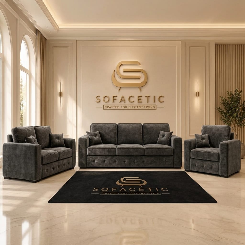 Ruby Alaska Naples Sofa Set
