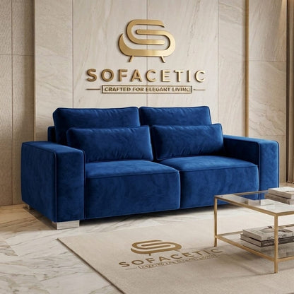Salon Plush Velvet Sofa