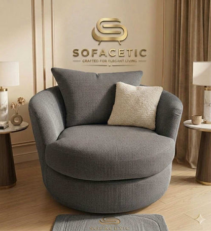 Rivo Chenille Fabric Sofa Set