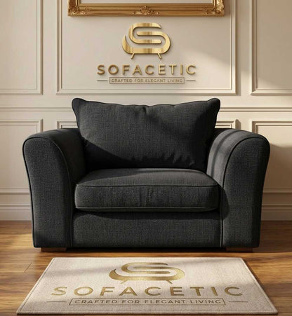 Rivo Chenille Fabric Sofa Set