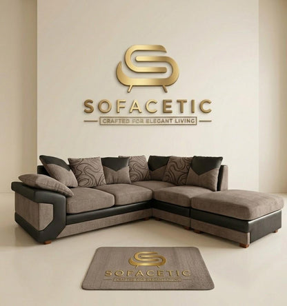 Dino Chenille Modern Sofa Set