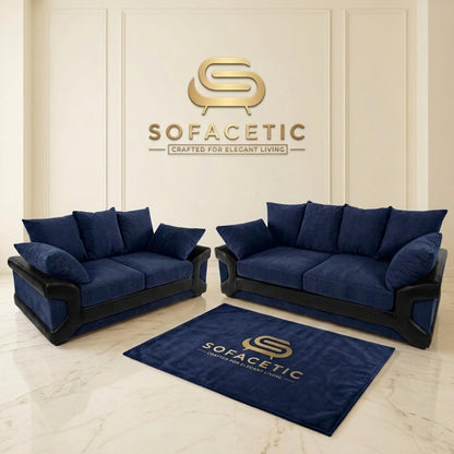 Dino Chenille Modern Sofa Set