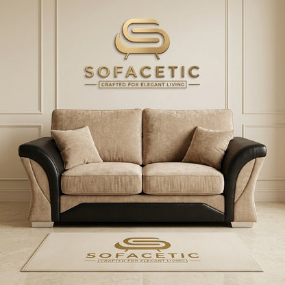 Shanon Chenile Fabric Stylish Sofa Set