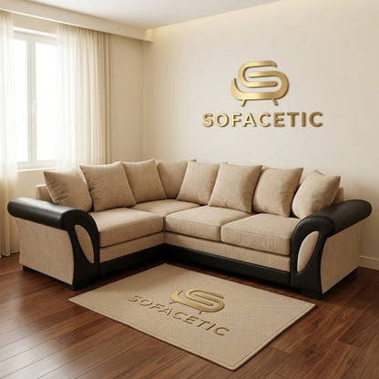 Shanon Chenile Fabric Stylish Sofa Set