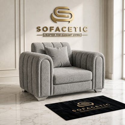 Lilly Chenille Fabric Luxury Sofa Set
