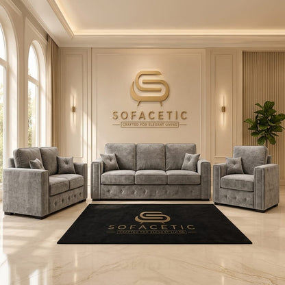 Ruby Alaska Naples Sofa Set