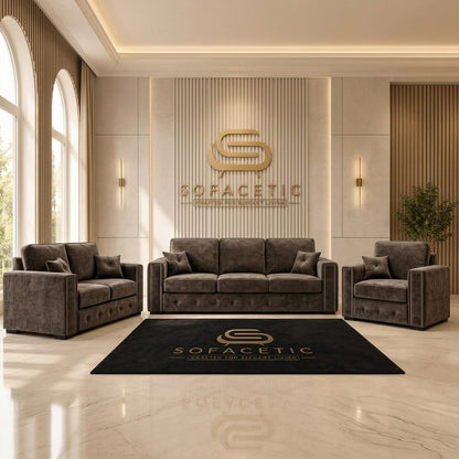 Ruby Alaska Naples Sofa Set
