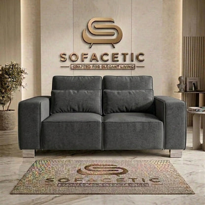 Salon Chenille Fabric  Sofa