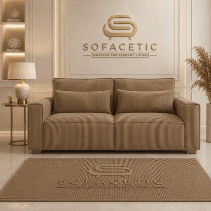 Sleefy Jumbo Cord Comfort Sofa Set