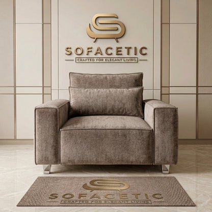 Sleefy Chenile  Comfort Sofa Set