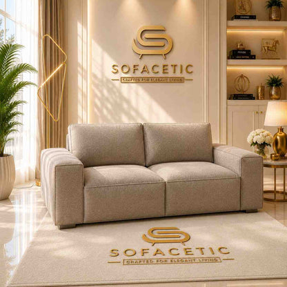 Salon Naples Fabric Sofa
