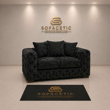 Ashton Crush velvet  Fabric Luxury Sofa Set