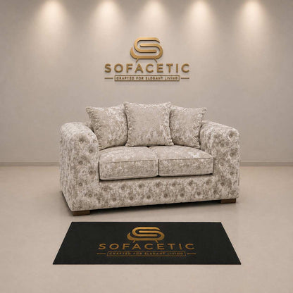 Ashton Crush velvet  Fabric Luxury Sofa Set
