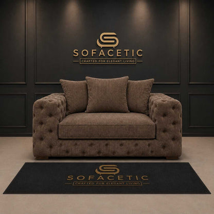 Ashton Jumbo Cord Fabric Luxury Sofa Set