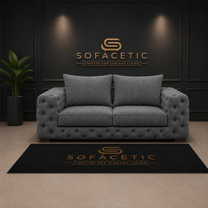Ashton Jumbo Cord Fabric Luxury Sofa Set