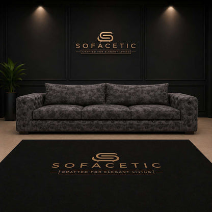 Ashton Naples Fabric Luxury Sofa Set