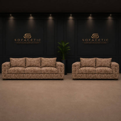 Ashton Naples Fabric Luxury Sofa Set