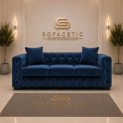 Ashton Plush velvet Luxury Sofa Set