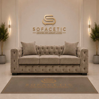 Ashton Plush velvet Luxury Sofa Set