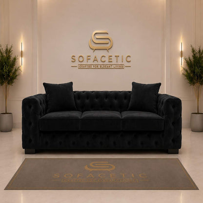 Ashton Plush velvet Luxury Sofa Set