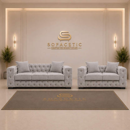 Ashton Plush velvet Luxury Sofa Set