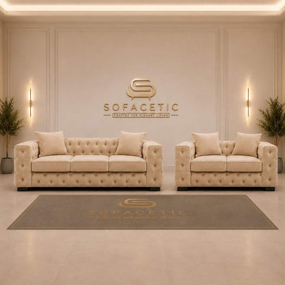 Ashton Plush velvet Luxury Sofa Set