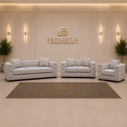 Ashton Plush velvet Luxury Sofa Set