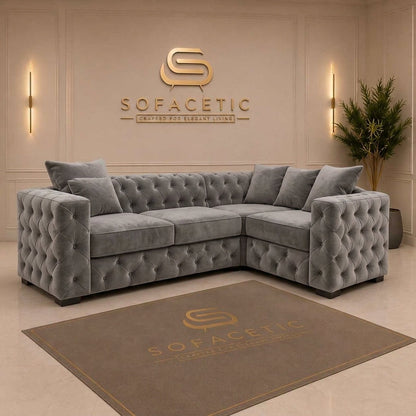 Ashton Plush velvet Luxury Sofa Set