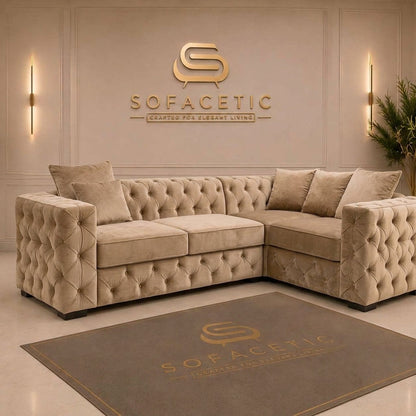 Ashton Plush velvet Luxury Sofa Set