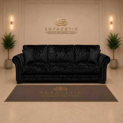 Harrison Juxon Crush velvet Sofa Set