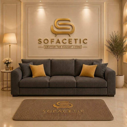 Rivo Jumbo Cord Fabric Sofa Set
