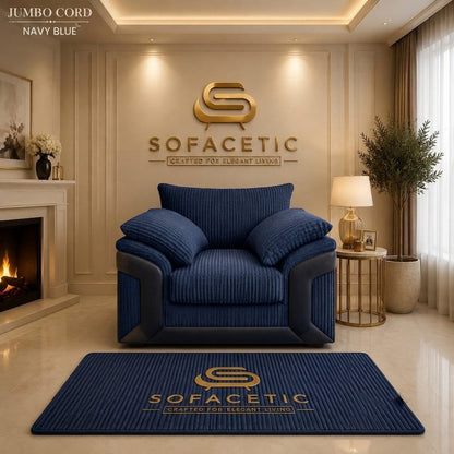 Dino Jumbo Cord Modern Sofa Set