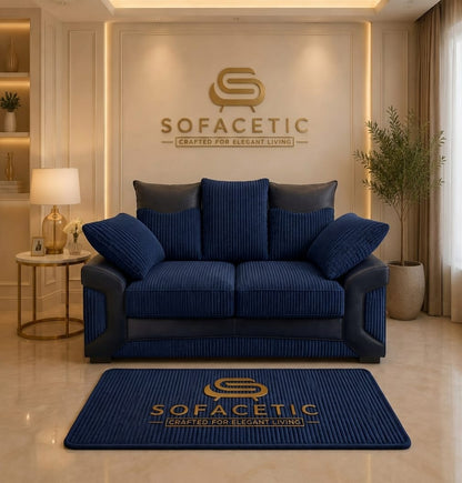 Dino Jumbo Cord Modern Sofa Set