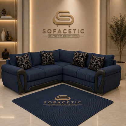 Shanon Jumbo Cord Fabric Stylish Sofa Set