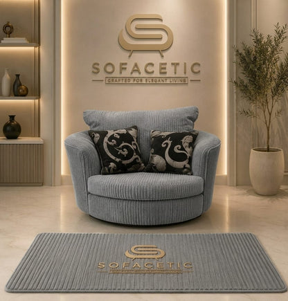 Shanon Jumbo Cord Fabric Stylish Sofa Set