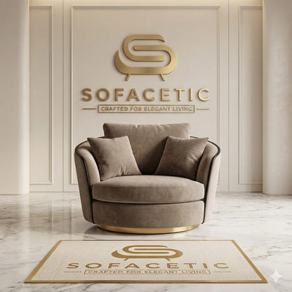 Shanon Chenile Fabric Stylish Sofa Set