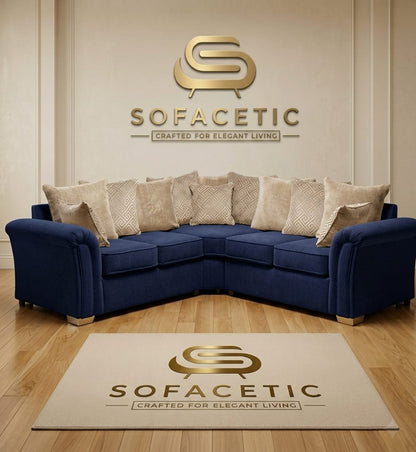 Juxen Chenile Designer Sofa Set