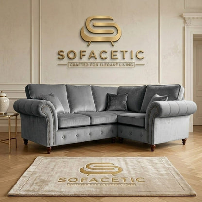 Tanzo Plush velvet Luxury Fabric Sofa