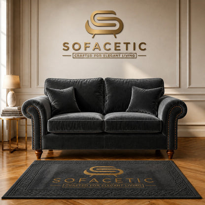 Tanzo Plush velvet Luxury Fabric Sofa