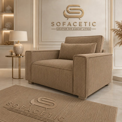 Sleefy Jumbo Cord Comfort Sofa Set