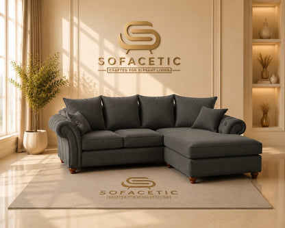 Nicole Chenille  Luxury Sofa Set