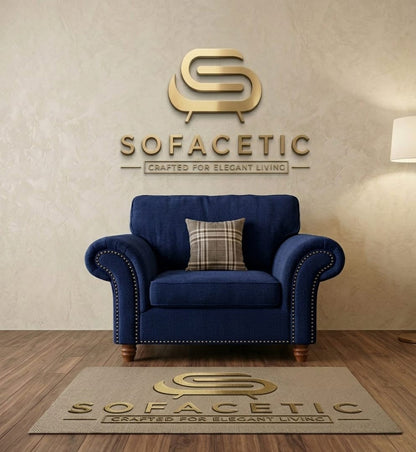 Tanzo Chenile Luxury Fabric Sofa