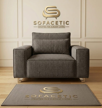 Sleefy Chenile  Comfort Sofa Set