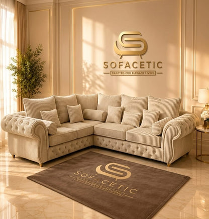 Malibu Jumbo Cord Sofa Set