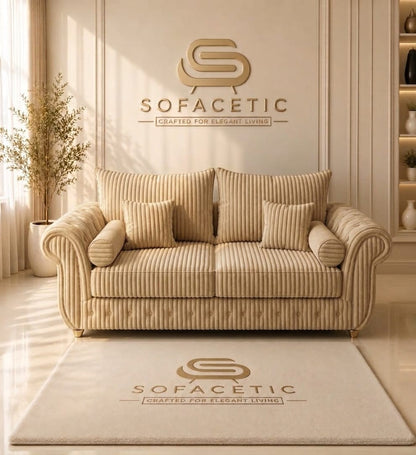 Malibu Jumbo Cord Sofa Set