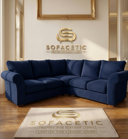 Rivo Chenille Fabric Sofa Set